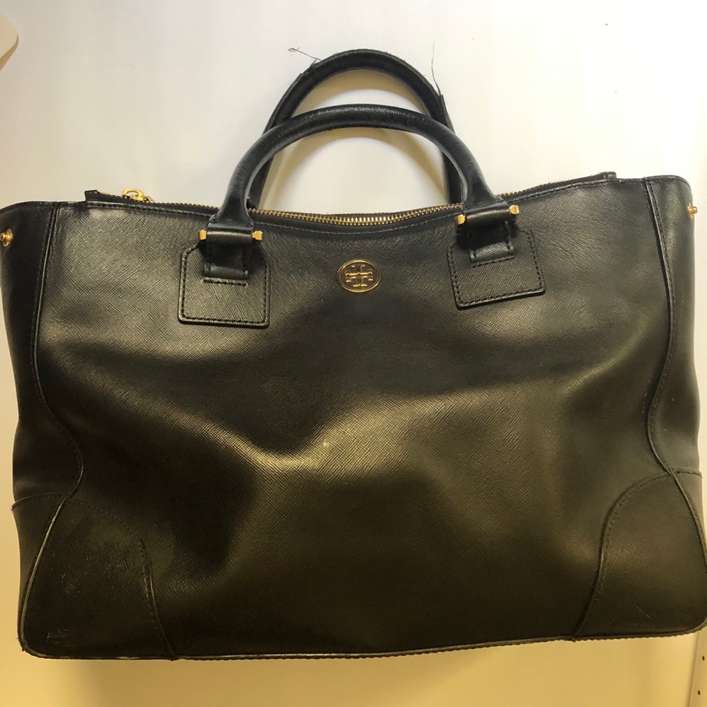 Tory Burch Double Zip Robinson Large Tote